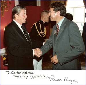 Ronald Reagan and Curtis Patrick